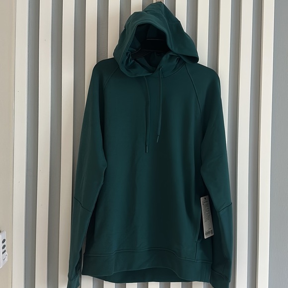 Lululemon City Sweat Pullover Hoodie Green Jasper Men’s Large NWT - Picture 2 of 6